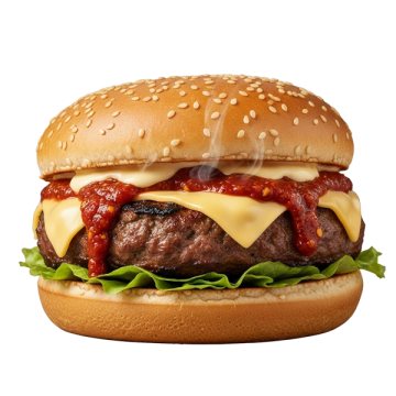 Half Pounder Chilli Burger