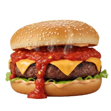 Quarter Pounder Chilli Burger