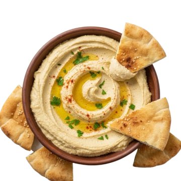 Hummus With Pitta Bread (200 grams)